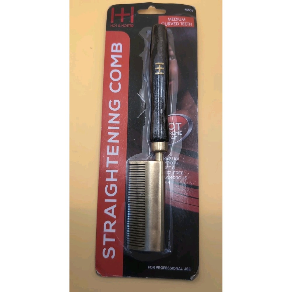 Annie Thermal Straightening Comb Teeth Medium Curved Tooth